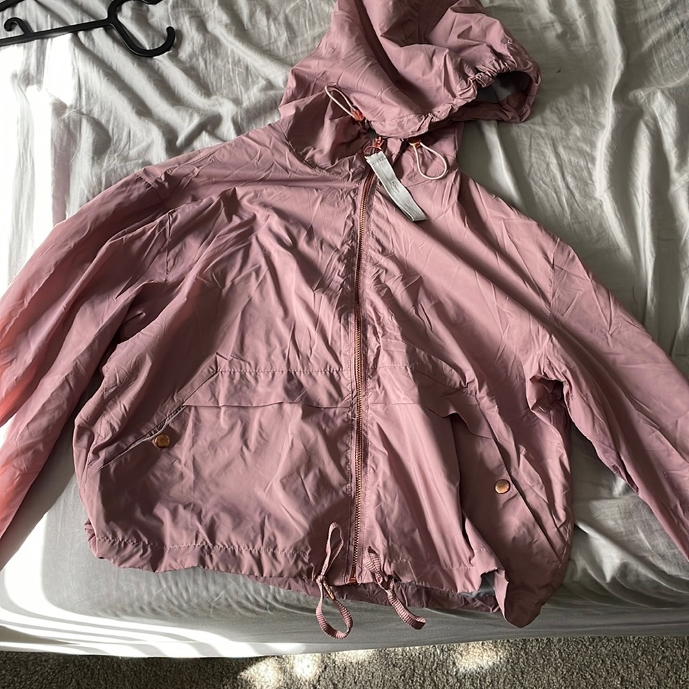 Light purple windbreaker jacket